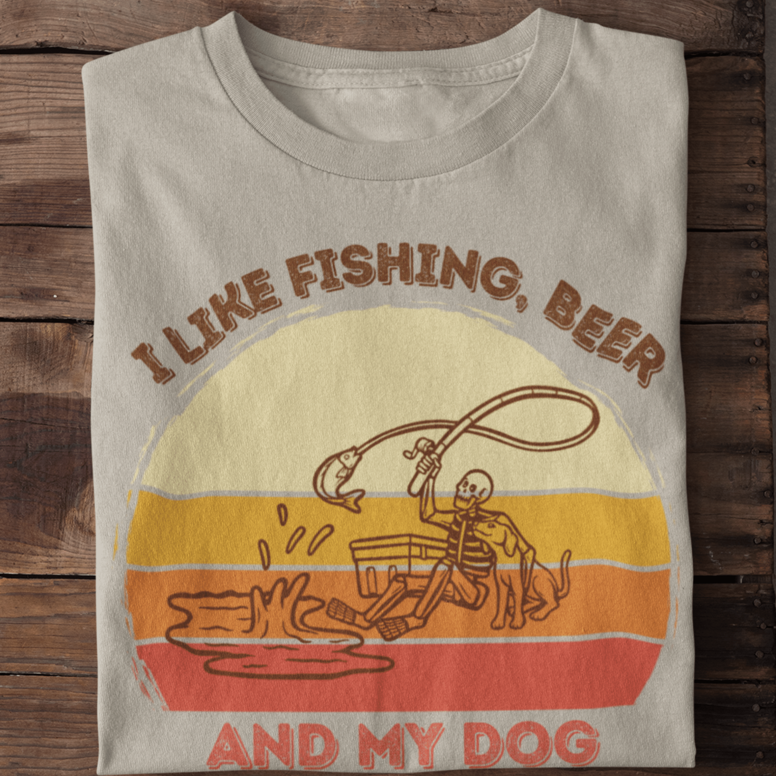 I like Fishing, Beer and My Dog T-Shirt