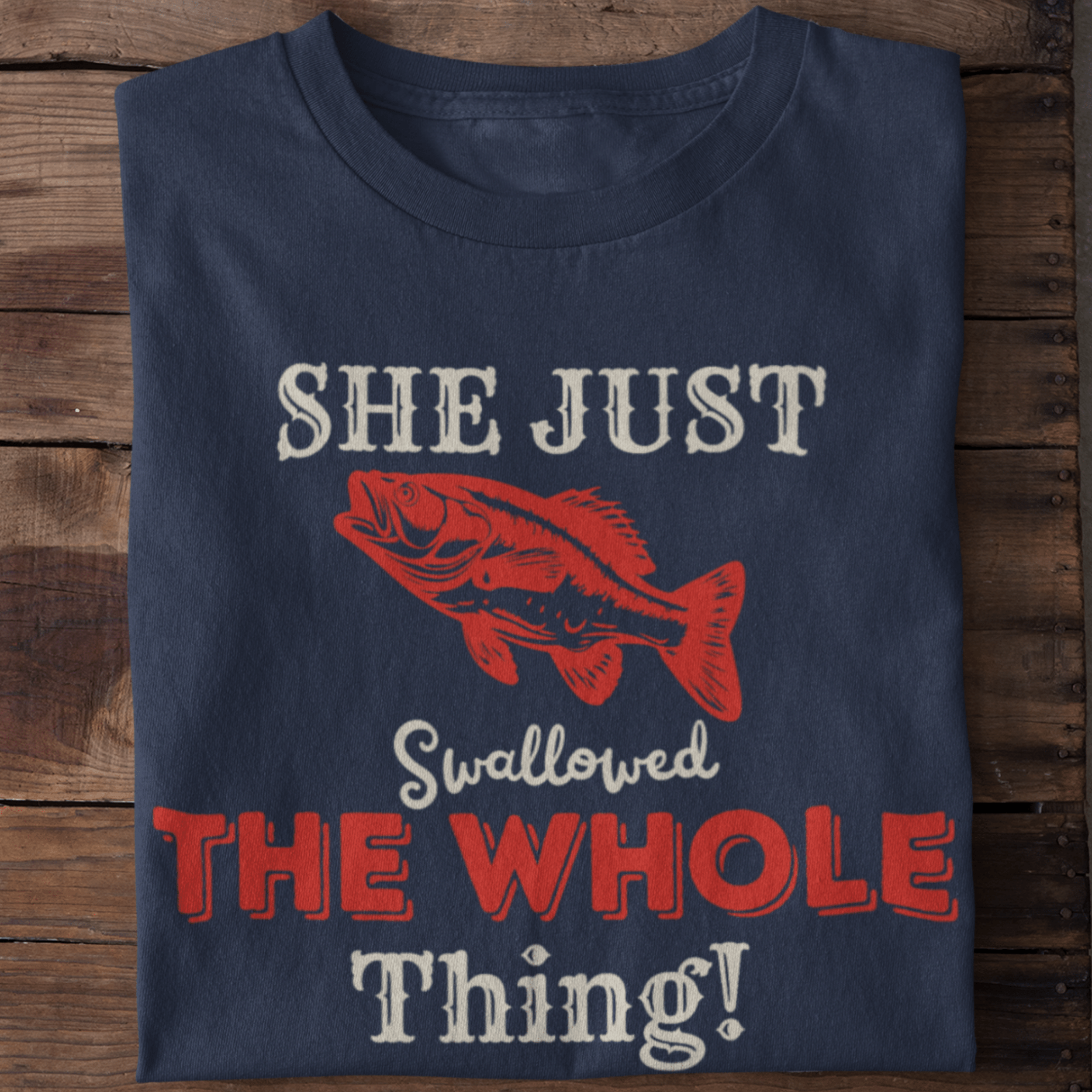 She just swallowed the whole thing! T-Shirt