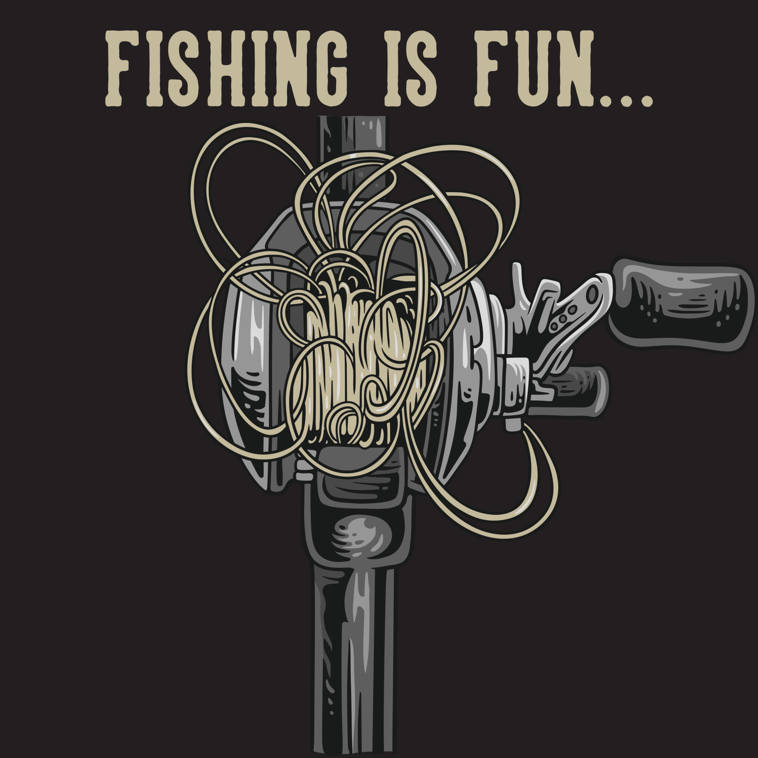 Fishing is funBird's Nest T-Shirt – Outside Humor