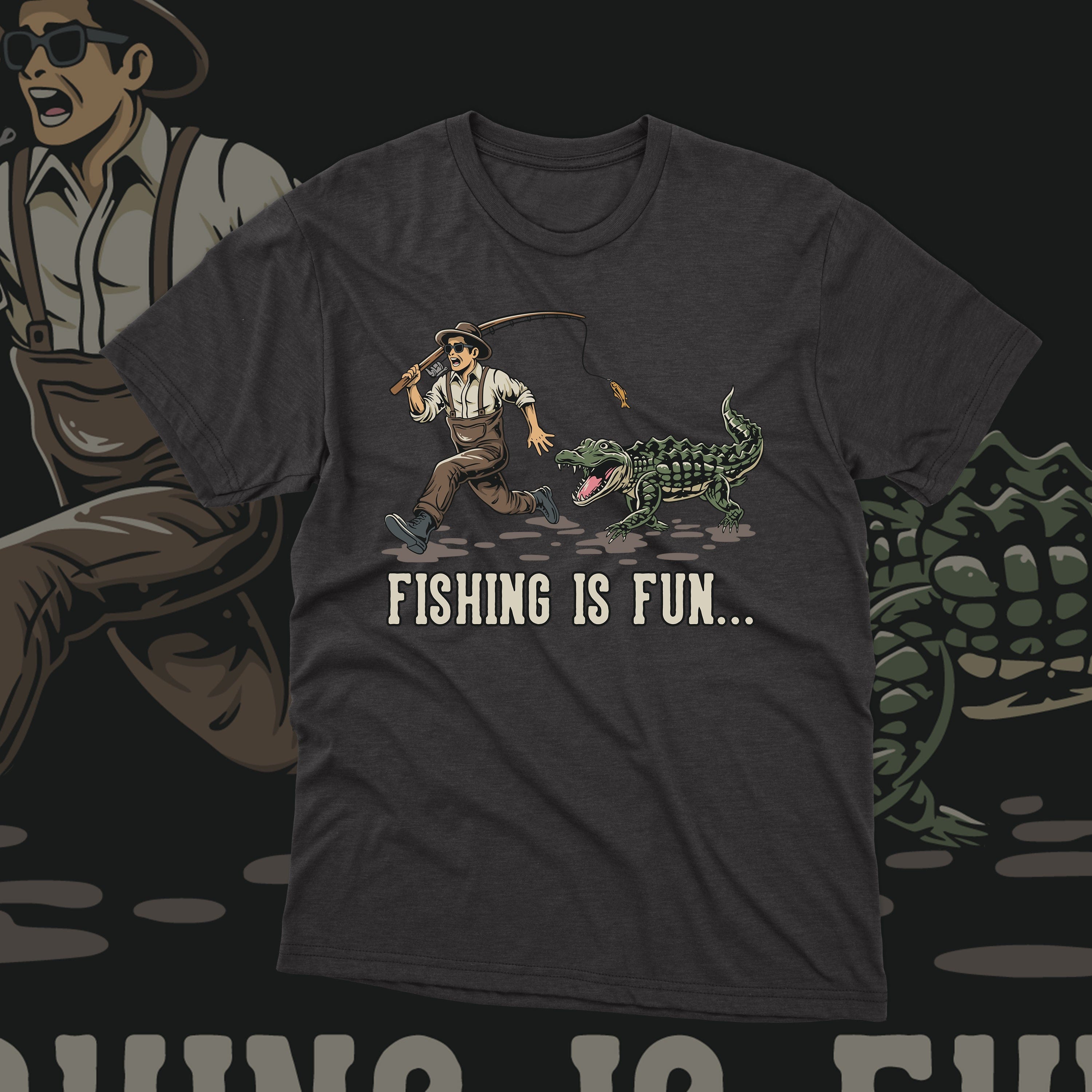 Fishing Is Fun...Gator Bait T-Shirt