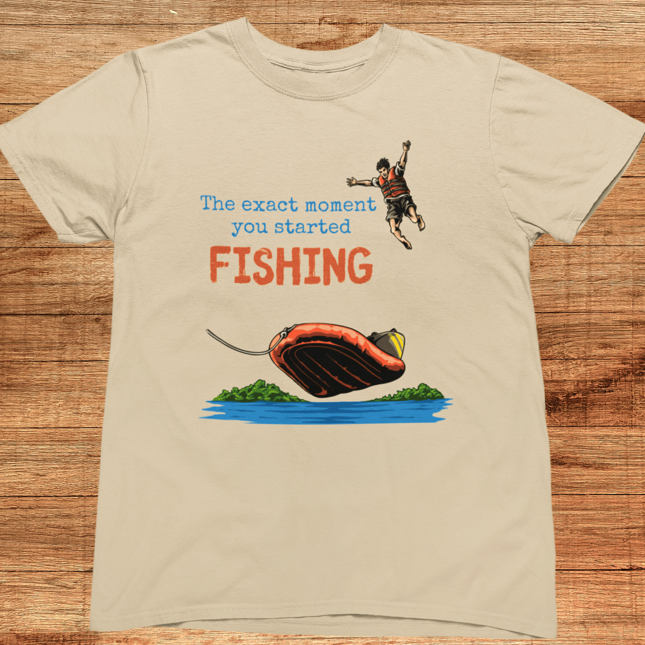 The Exact Moment You Started Fishing T-Shirt