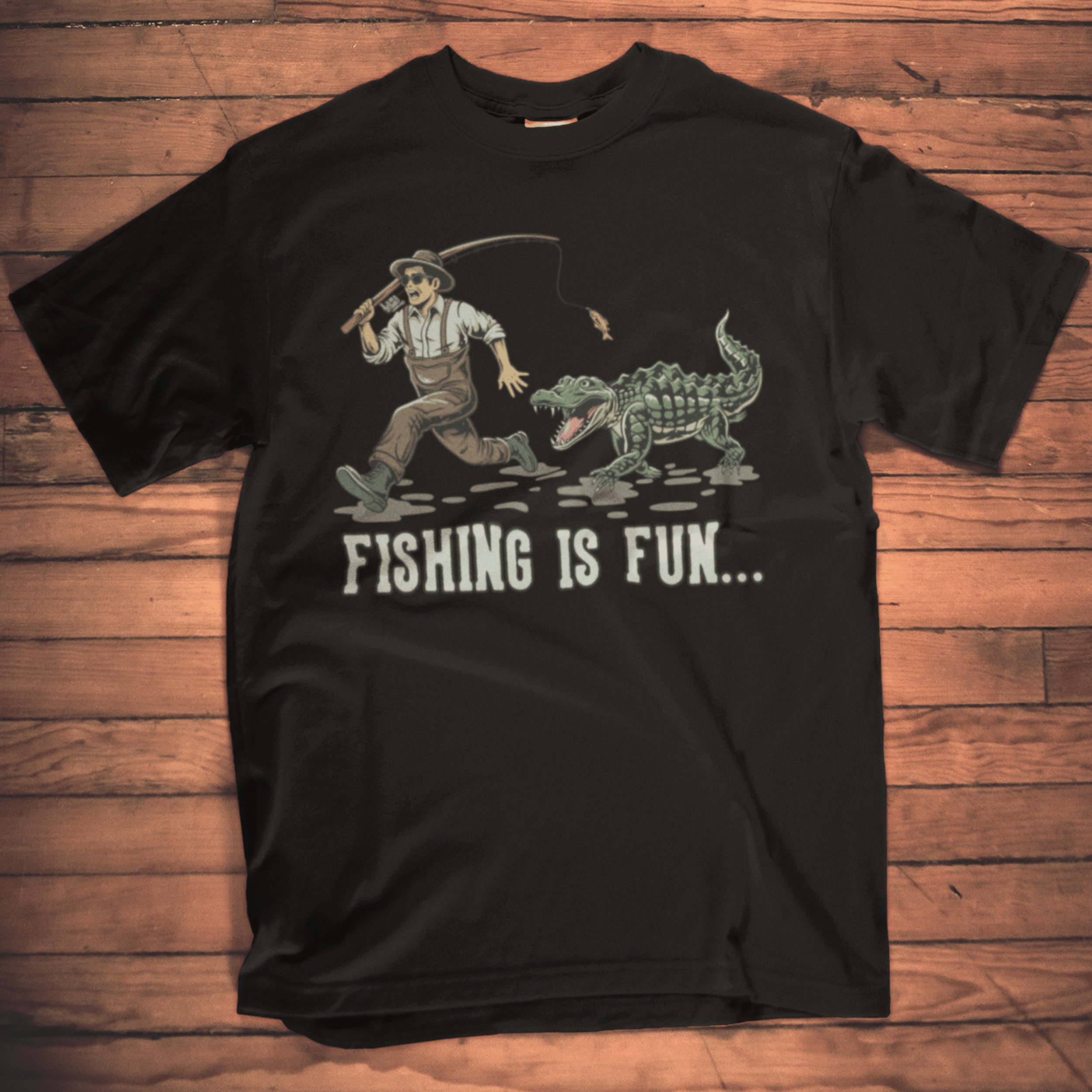 Fishing Is Fun...Gator Bait T-Shirt