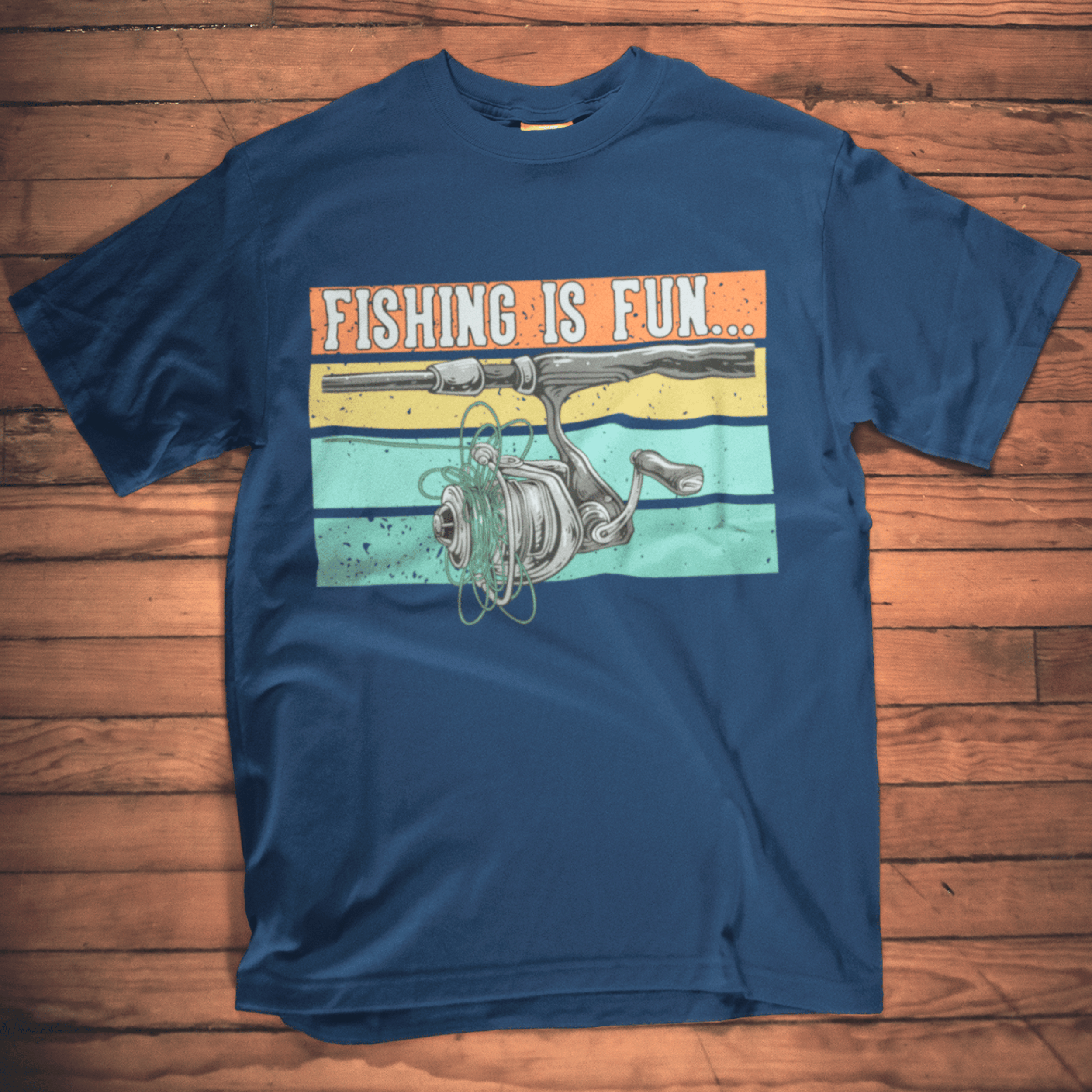 Spin Caster Bird's Nest Retro T-Shirt